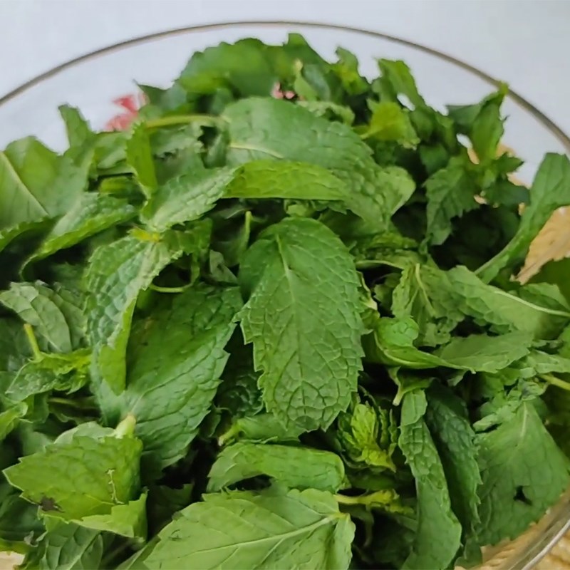 Step 1 Prepare the Mint for Mint Syrup