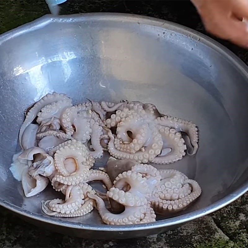 Step 1 Prepare the octopus Mixed Stir-fried Octopus