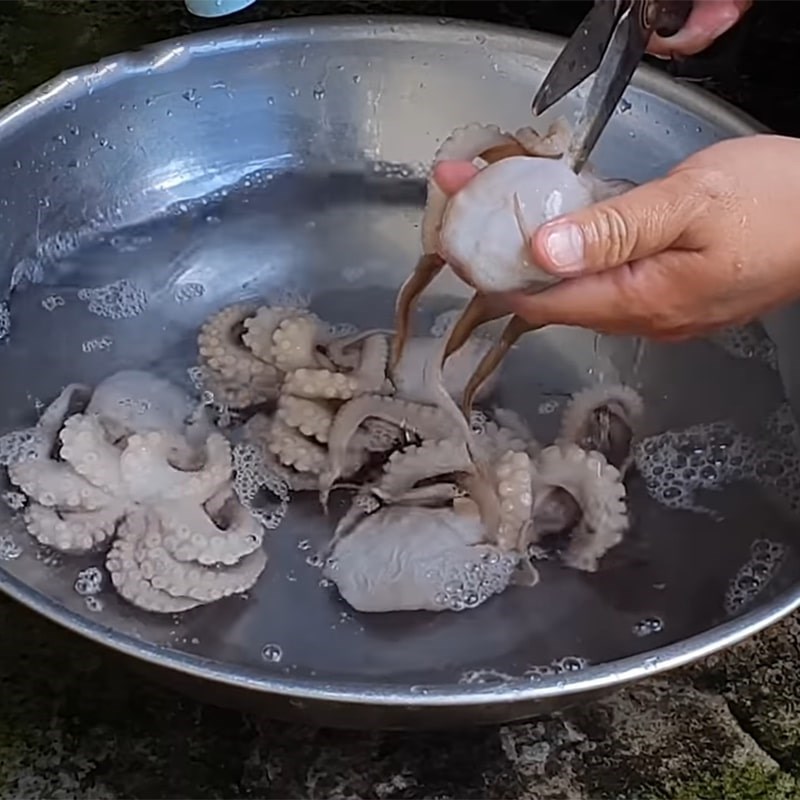Step 1 Prepare the octopus Mixed Stir-fried Octopus