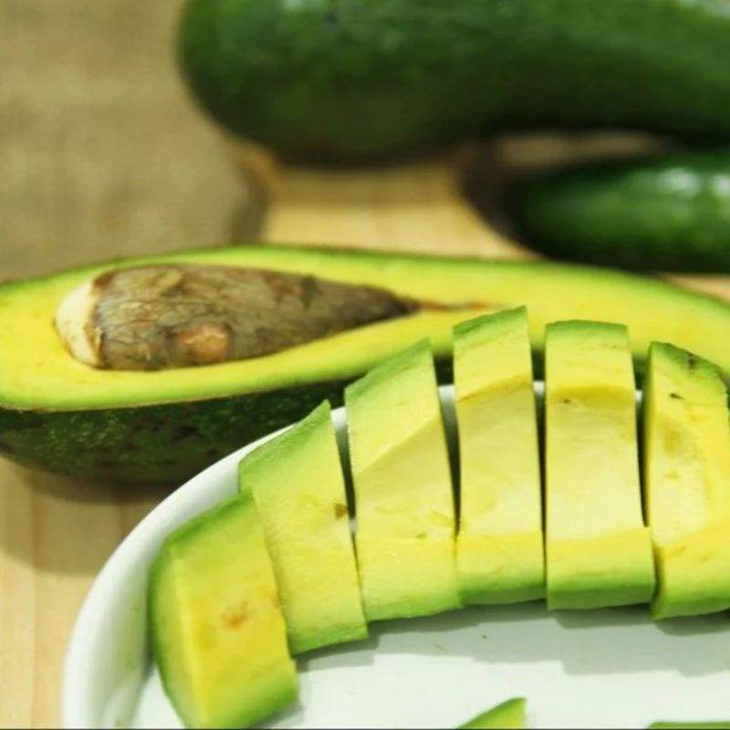 Step 2 Prepare the avocado Ripe coconut avocado