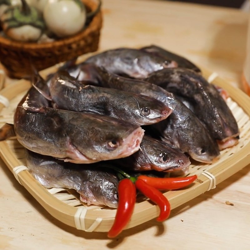 Step 1 Prepare pangasius fish Pangasius fish with galangal