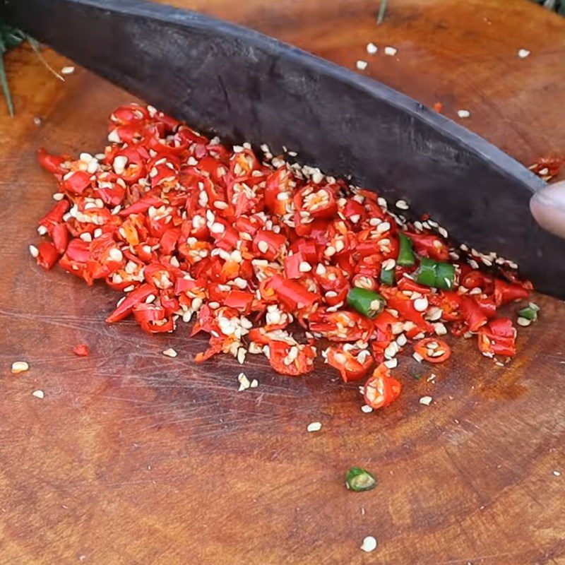 Step 1 Prepare the vegetables for steamed young gourd with glass fish
