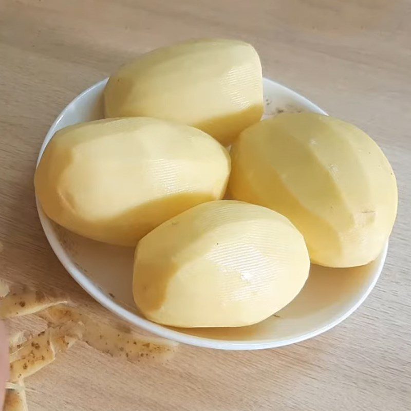 Step 1 Prepare the ingredients for Cheese-stuffed Potato Cakes