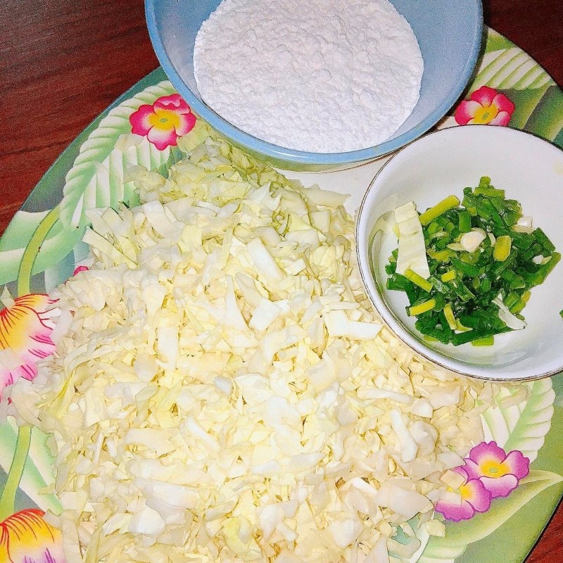 Step 1 Prepare the Ingredients for Vegetarian Tofu Cake with Cabbage