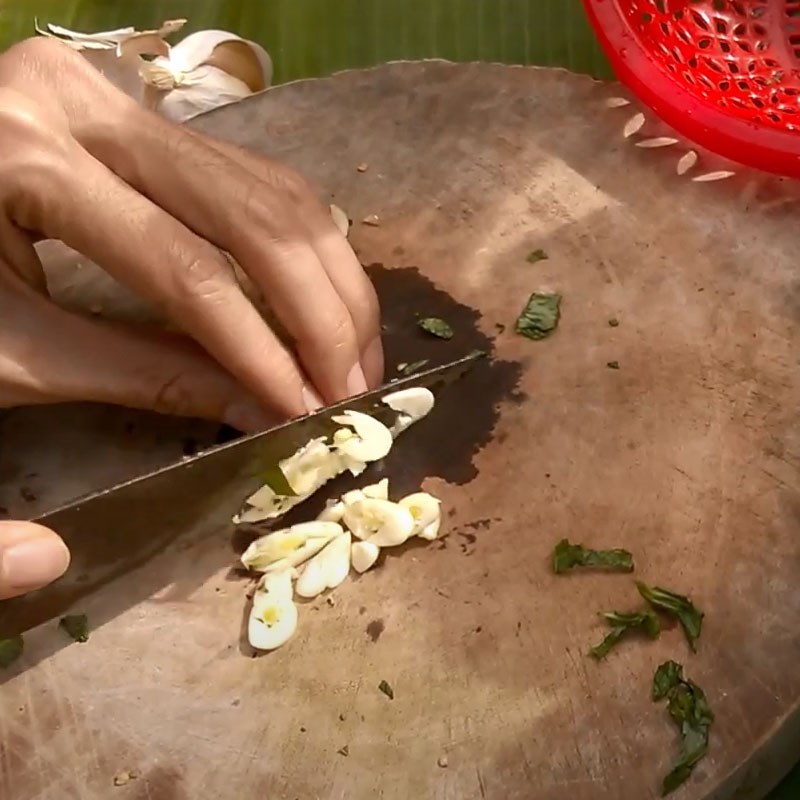 Step 1 Prepare the ingredients for Bitter Eggplant Salad with Dried Fish