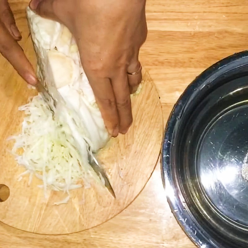 Step 2 Prepare the remaining ingredients Duck salad with rice paddy herbs and cabbage