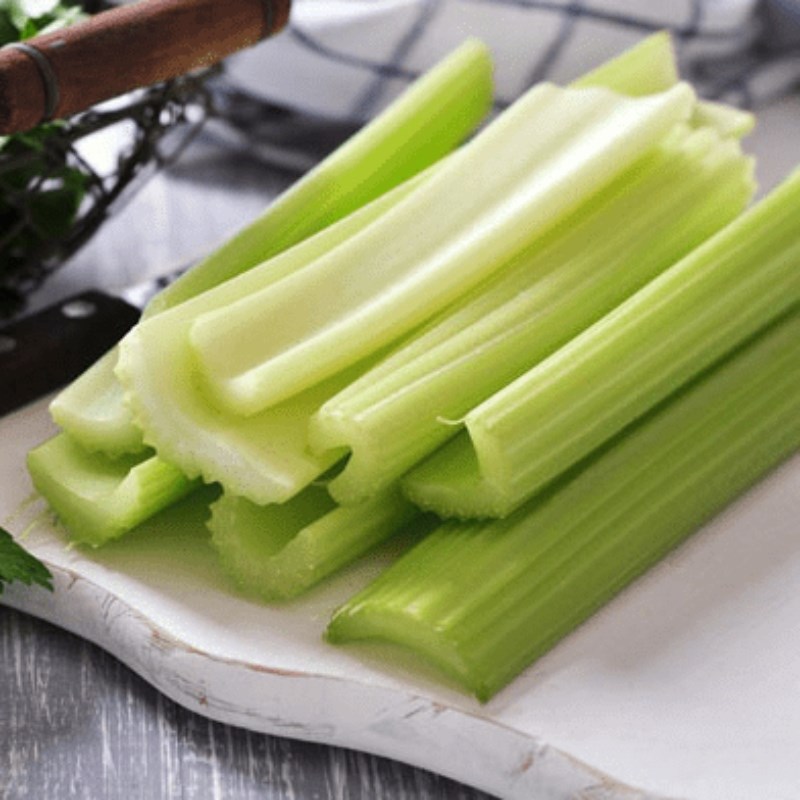 Step 3 Prepare the remaining ingredients for shrimp celery salad with mayonnaise