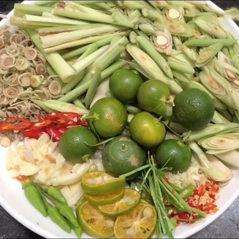 Step 2 Prepare the Other Ingredients Steamed Snails with Lemongrass and Coconut Milk