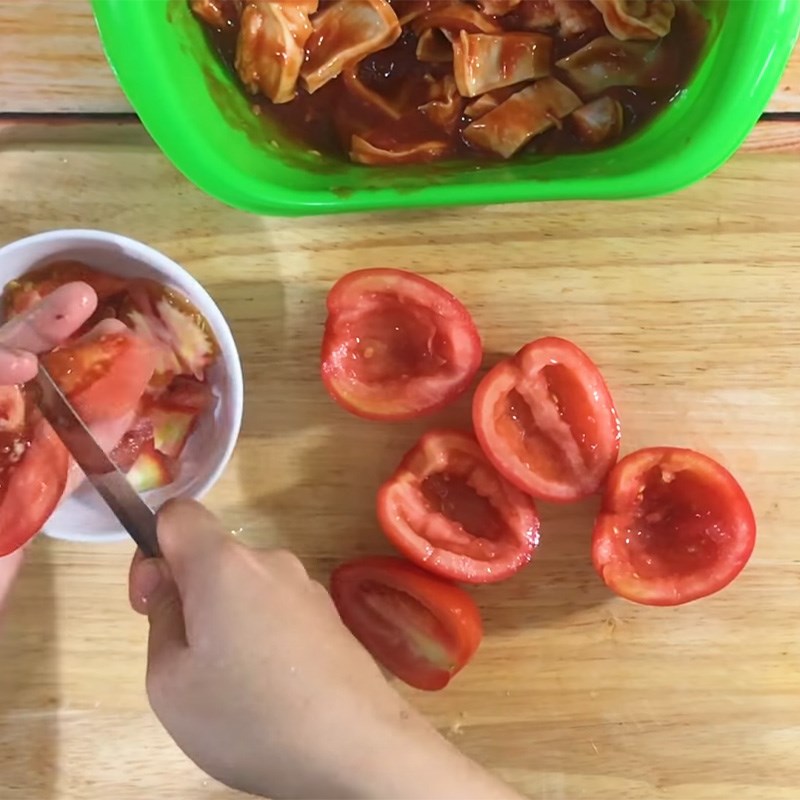 Step 2 Preparing other ingredients for cooking lagu