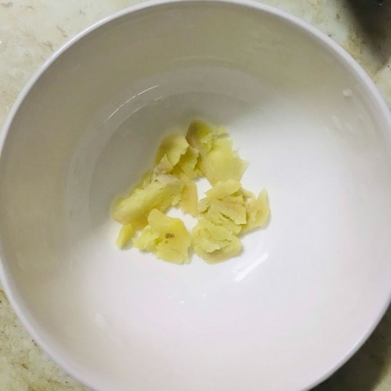 Step 2 Prepare other ingredients Green mustard soup with clams