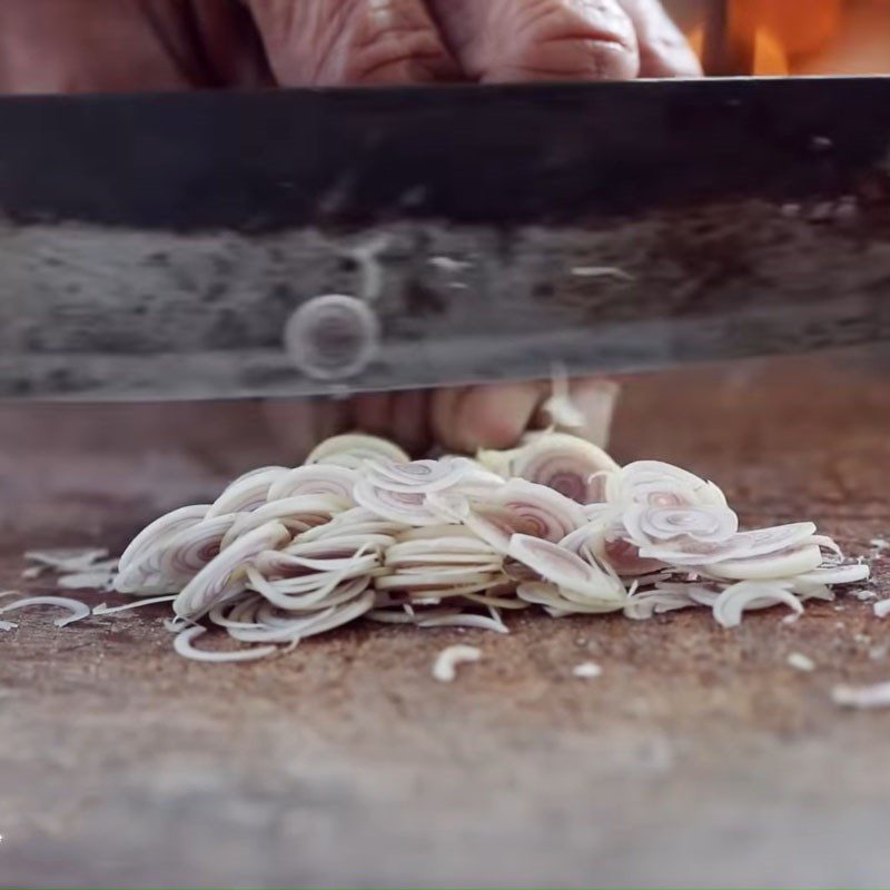 Step 2 Prepare other ingredients Grilled snail with banana leaves