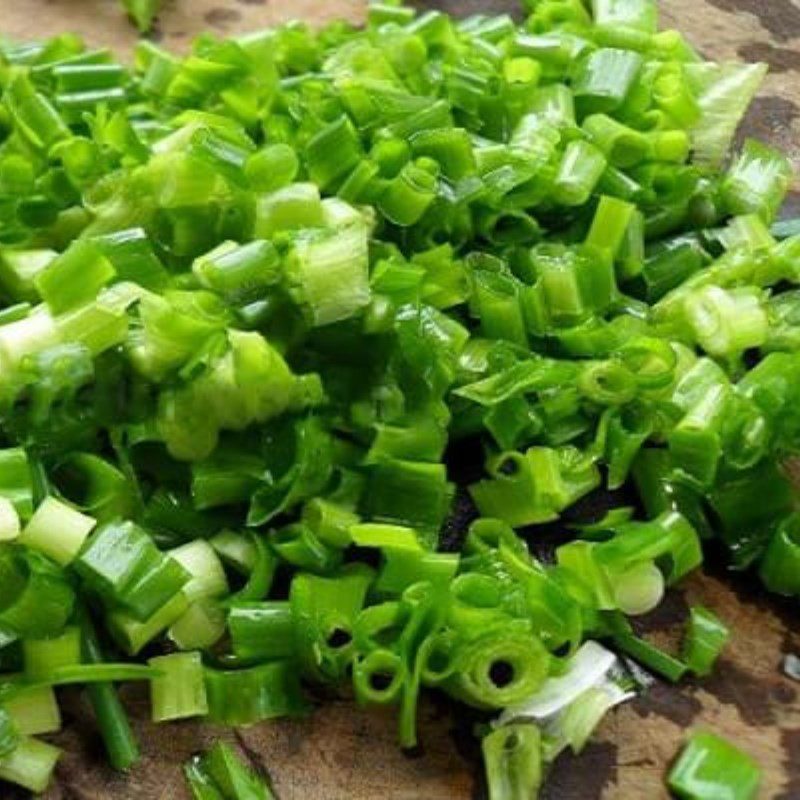 Step 2 Prepare other ingredients for Salmon Fish Cake Noodle