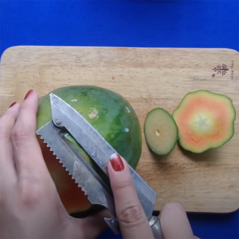 Step 2 Prepare the other ingredients for Papaya soup with shrimp