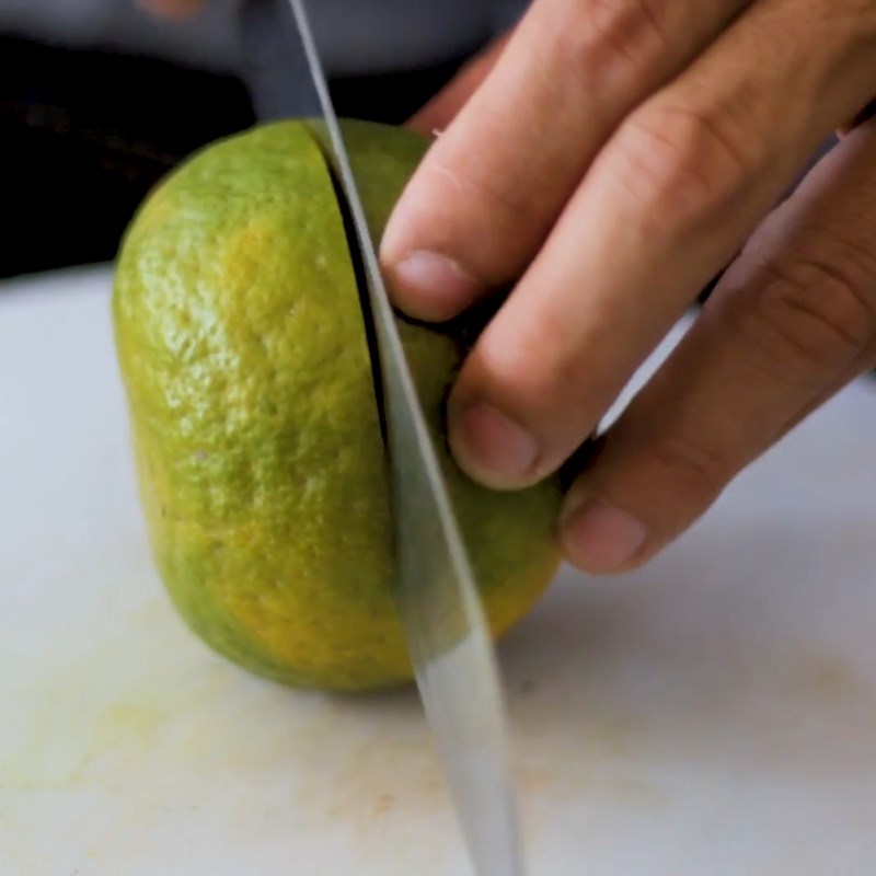 Step 1 Prepare the oranges for Honey Orange Tea