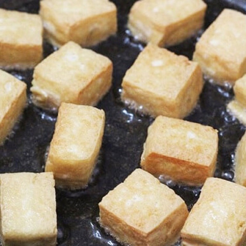 Step 2 Prepare tofu Stir-fried Cassava