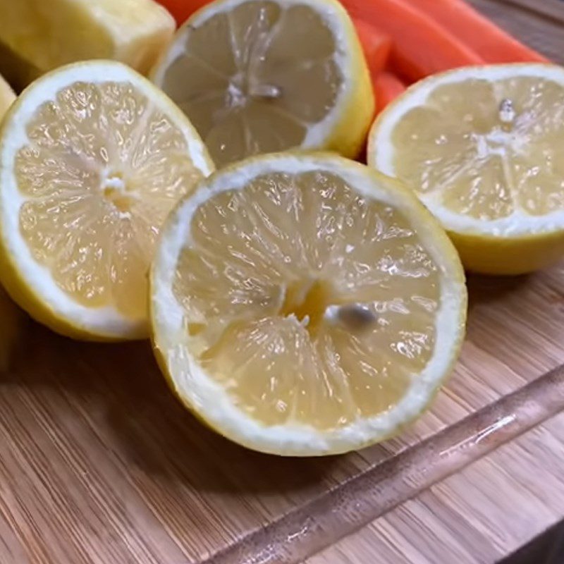Step 1 Prepare pineapple and carrots for Pineapple Carrot Juice
