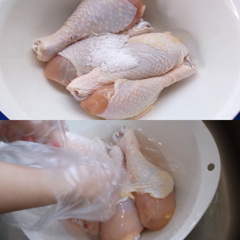 Step 1 Prepare chicken thighs Grilled chicken thighs with garlic butter