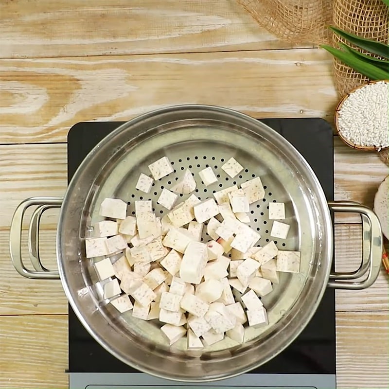 Step 2 Prepare taro Taro dessert