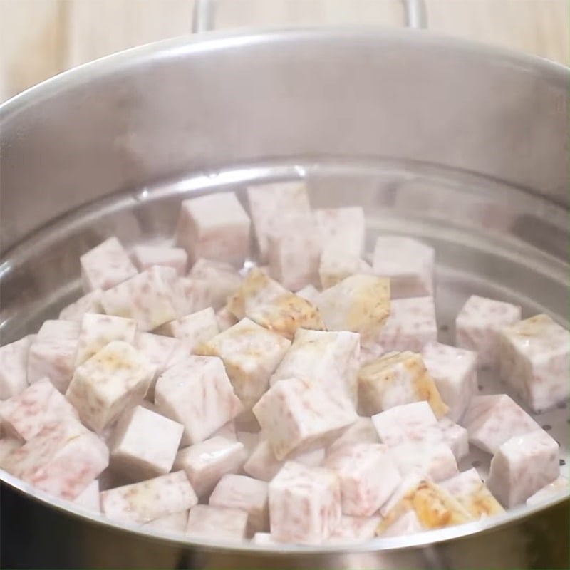 Step 2 Prepare taro Taro dessert