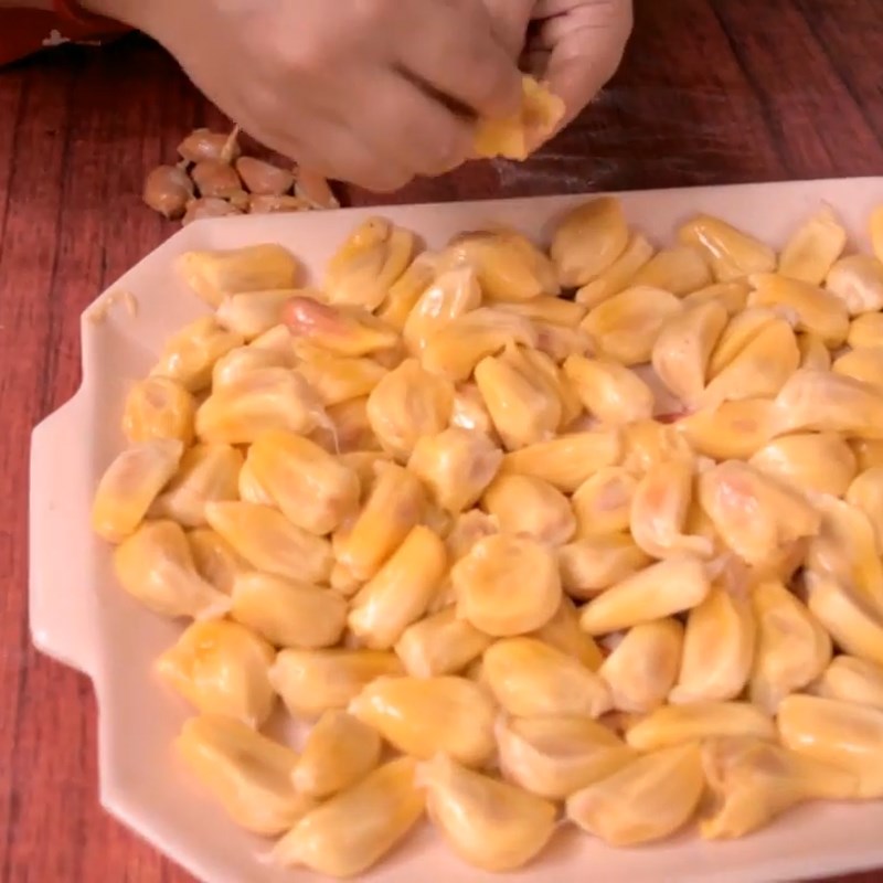 Step 1 Prepare jackfruit Jackfruit juice