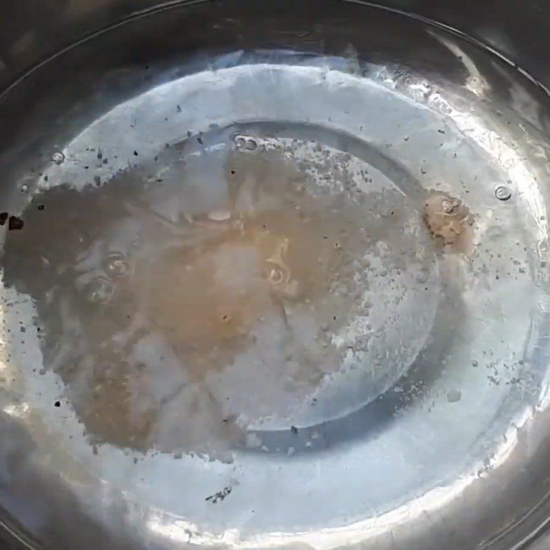 Step 1 Preprocessing the straw mushrooms Stir-fried straw mushrooms with beef