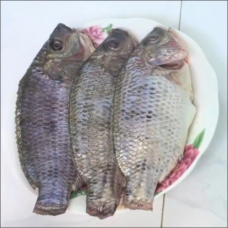 Step 1 Prepare the ingredients for Fish noodle with mustard greens