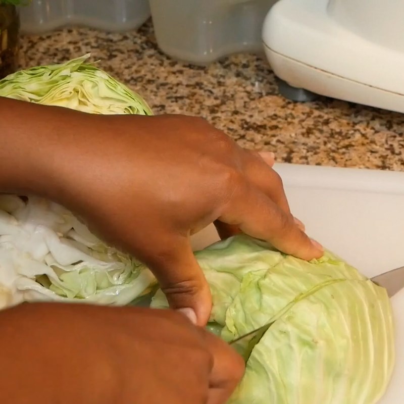 Step 1 Prepare the ingredients for Green Apple Cabbage Celery Juice