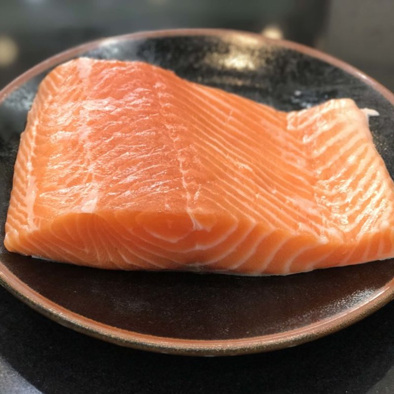 Step 1 Prepare ingredients for Salmon Salad with Oil and Vinegar