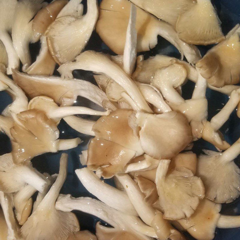 Step 1 Prepare the ingredients for Gourd soup with beef and oyster mushrooms