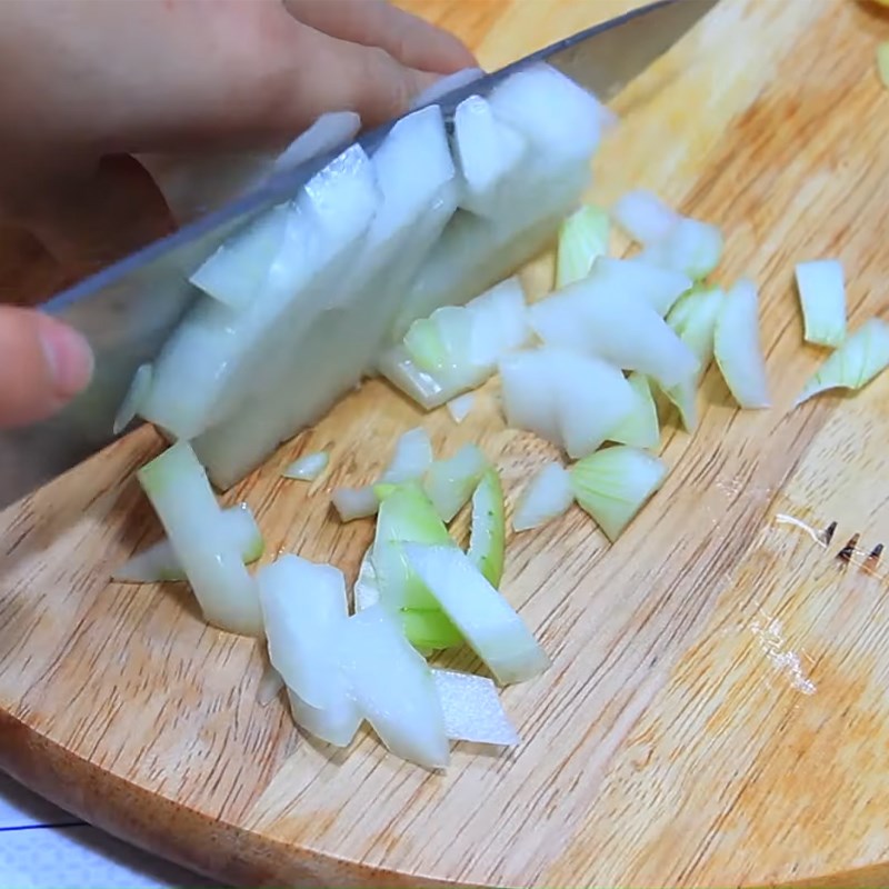 Step 1 Prepare ingredients for Korean seafood kimchi hot pot