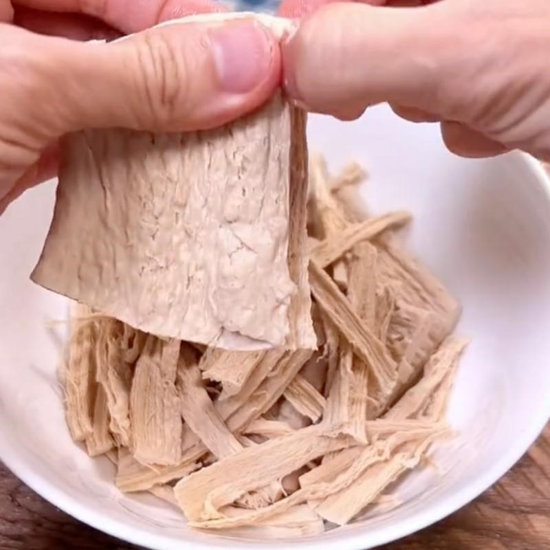 Step 1 Prepare the ingredients for Grilled Vegetarian Spare Ribs (Recipe shared by Tiktok Vegetarian Kitchen XANH)