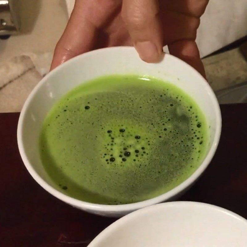 Step 1 Prepare the ingredients for Salmon porridge with water spinach