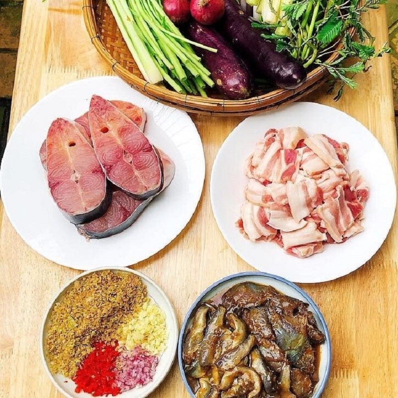 Step 1 Prepare ingredients for Basa fish hotpot