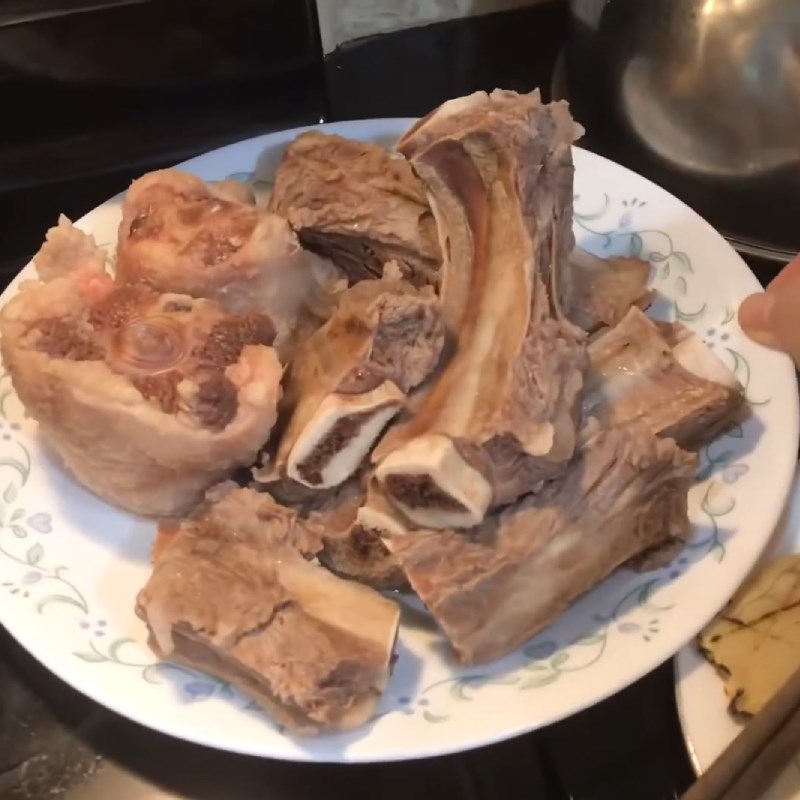 Step 1 Prepare ingredients for Beef Rib Hotpot