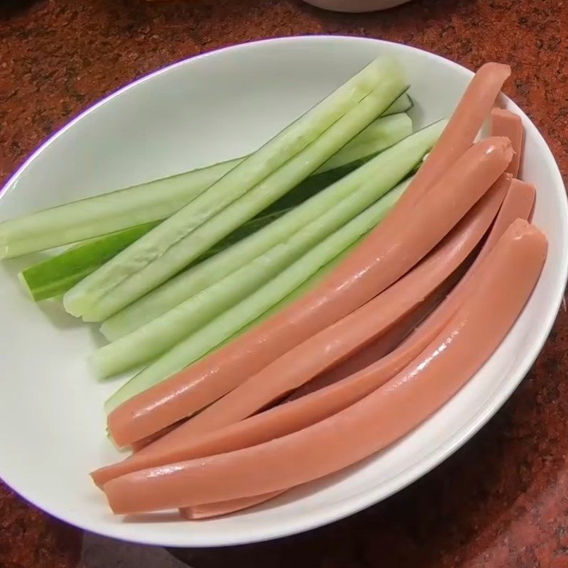 Step 1 Prepare ingredients for Korean Kimbap