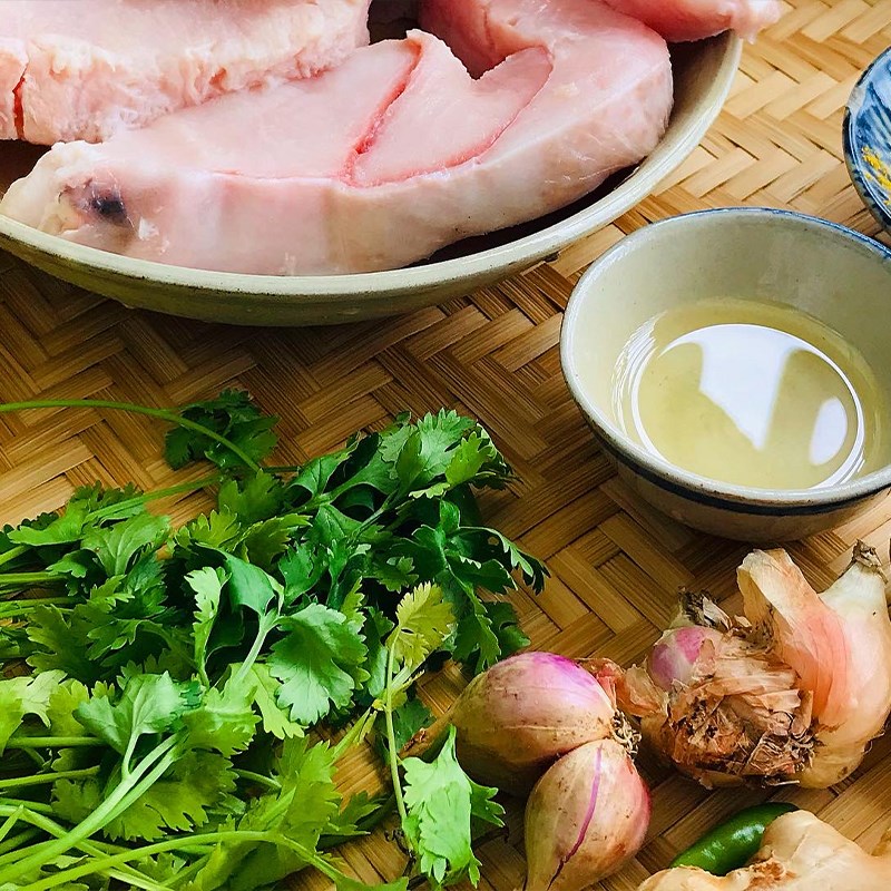 Step 1 Prepare the Ingredients for Shark Fish Braised in Turmeric