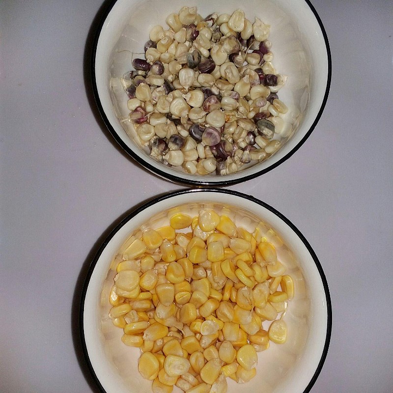 Step 1 Prepare the ingredients American corn sticky rice and glutinous corn