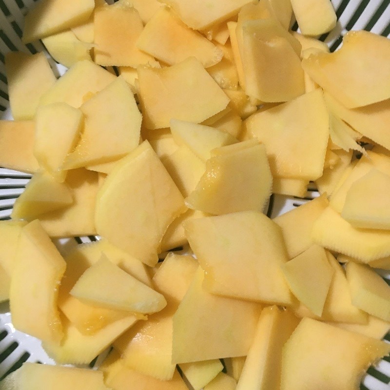 Step 1 Prepare ingredients for Ground meat papaya soup