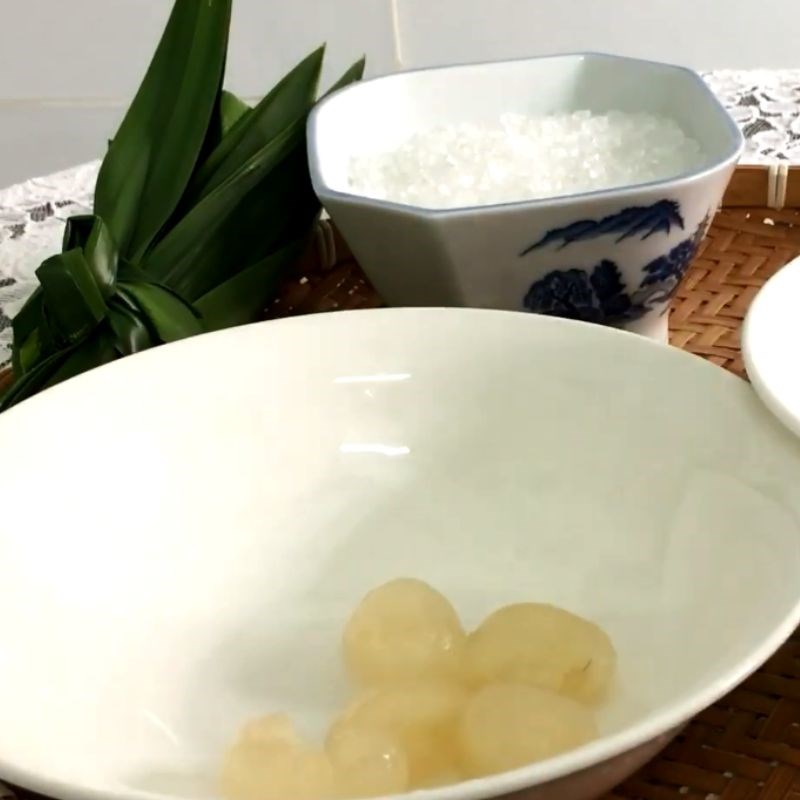 Step 1 Prepare the Ingredients Green Bean Lychee Dessert