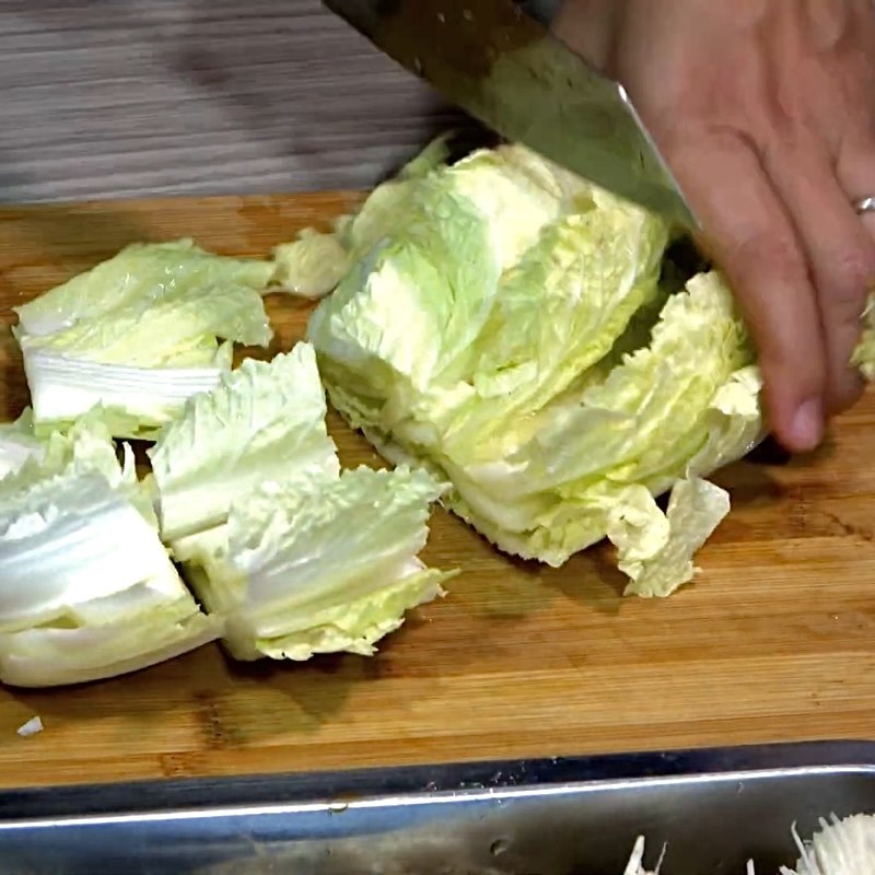 Step 2 Prepare ingredients for Mullet Head Fish Hotpot with Taro