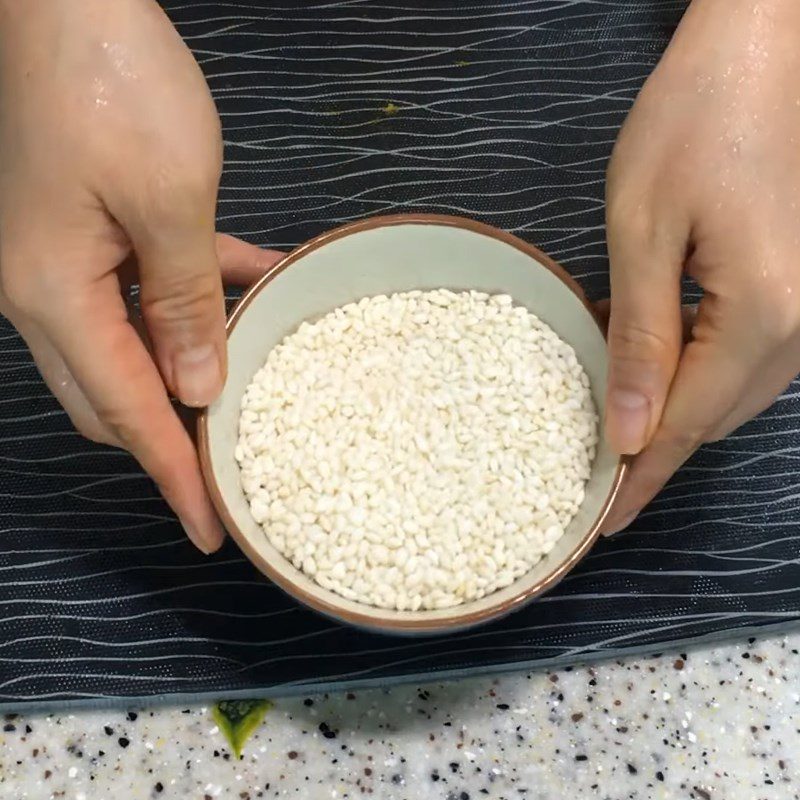 Step 1 Prepare ingredients for Lotus Seed Pumpkin Porridge