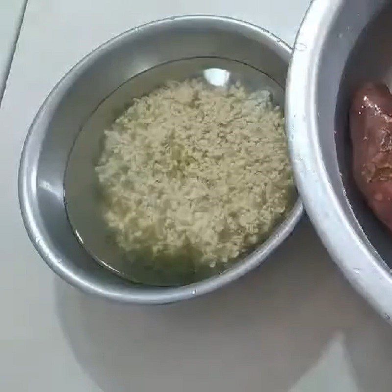 Step 1 Soak the beans and cook until soft Sweet Potato and Mung Bean Porridge
