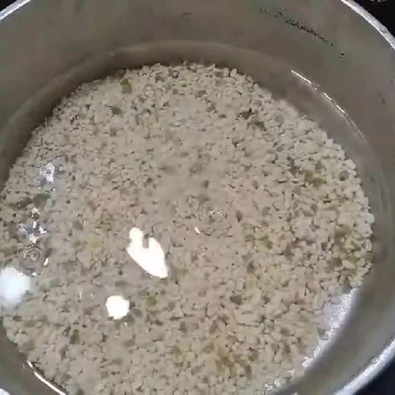 Step 1 Soak the beans and cook until soft Sweet Potato and Mung Bean Porridge