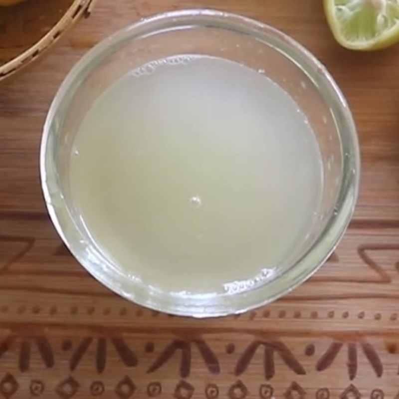 Step 1 Prepare ingredients for avocado lemon smoothie