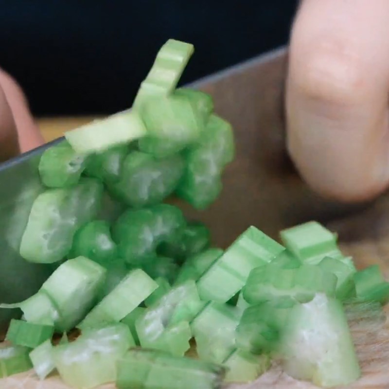 Step 1 Prepare vegetables for Italian style stewed pork knuckle