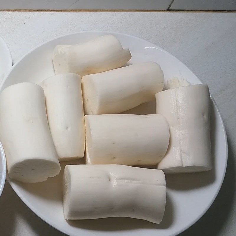 Step 1 Prepare Cassava and Ginger Cassava Dessert