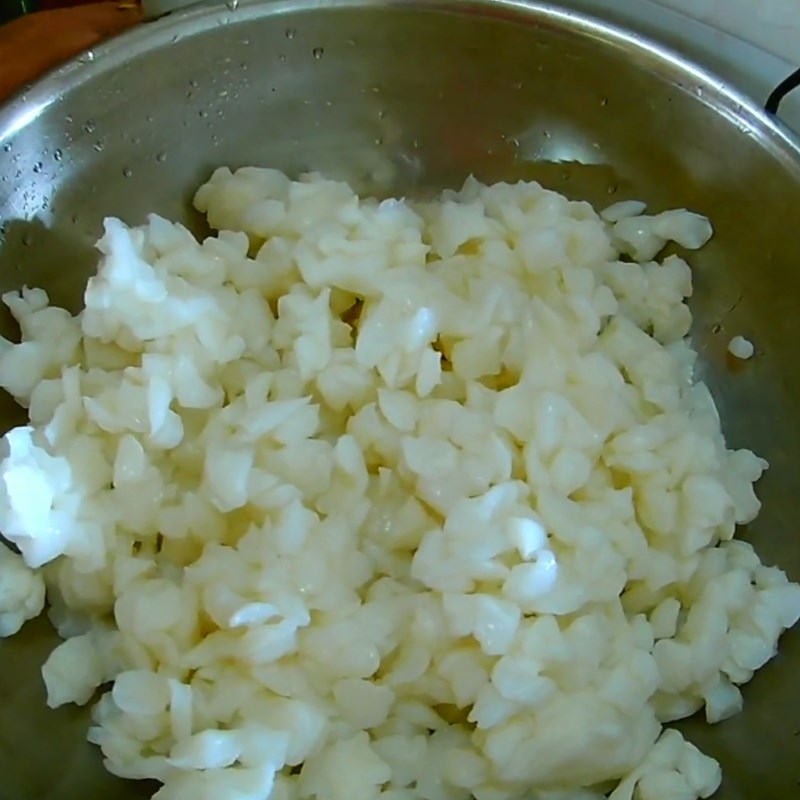 Step 1 Prepare Raw Coconut Jelly Chia Seed Coconut Jelly