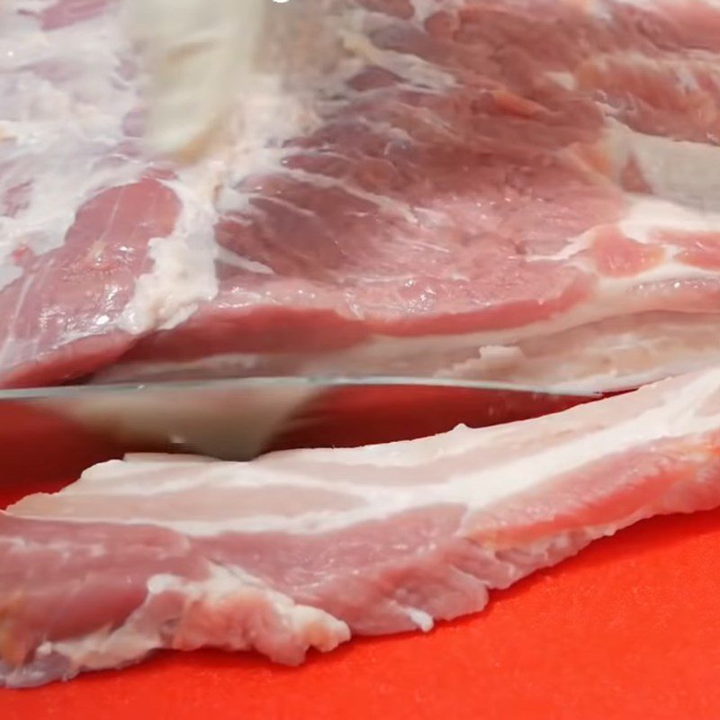 Step 1 Prepare the pork belly How to make dried pork