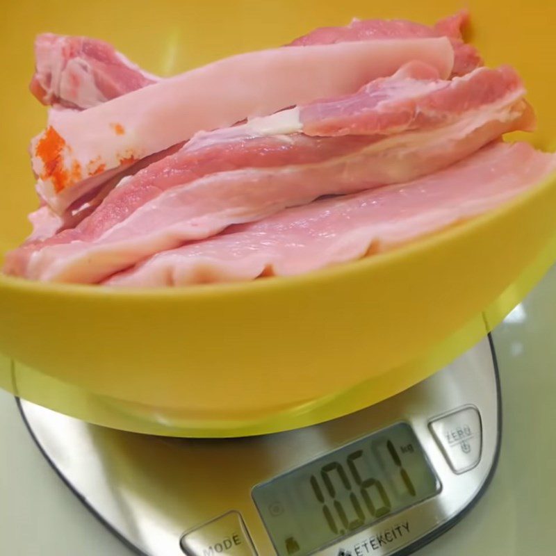Step 1 Prepare the pork belly How to make dried pork