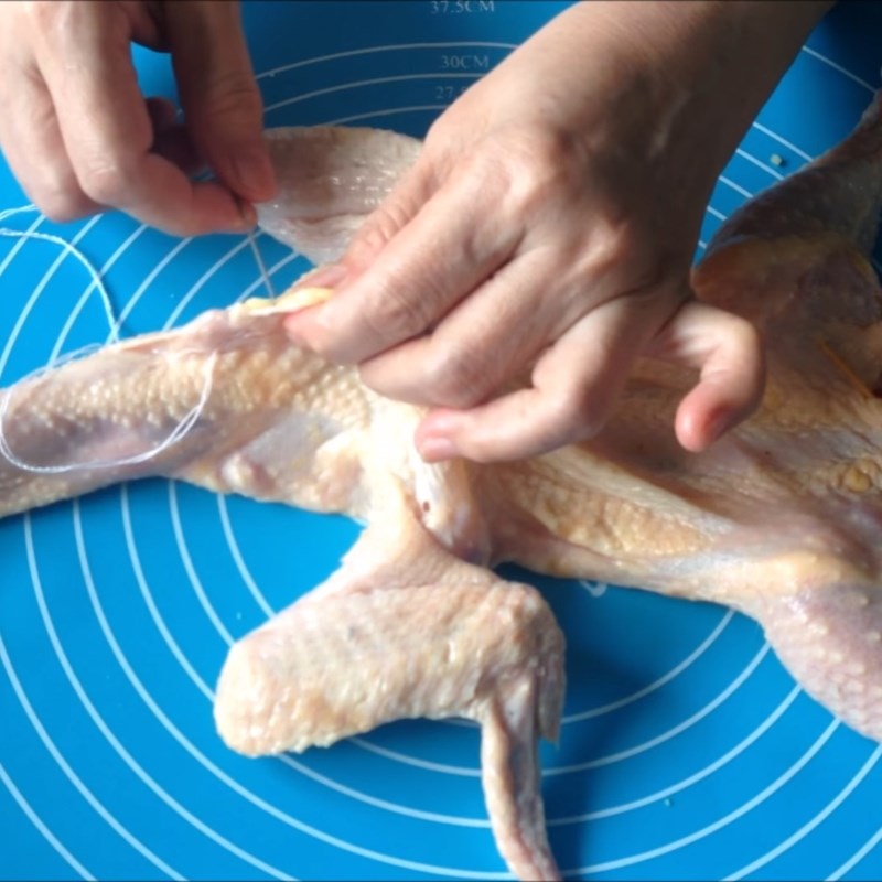 Step 3 Prepare the chicken Stuffed chicken steamed